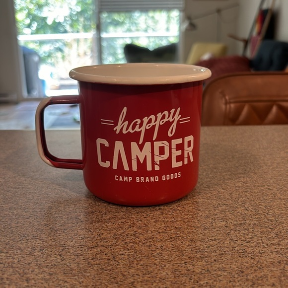 Happy camper enamel mug - Picture 2 of 4